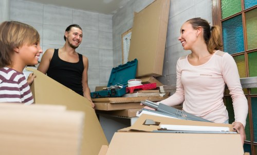 Removal team preparing furniture for a Bickley home move