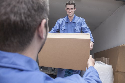 Removalists preparing a Bickley home move with careful furniture handling