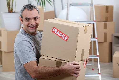 Removal van ready for a local move in Bickley