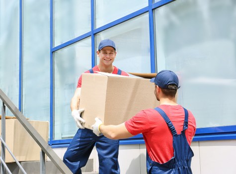 Moving team preparing items safely for a Bickley removal service