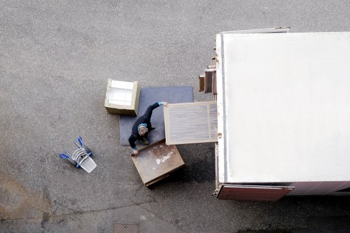 Man and Van Bickley handling household items carefully