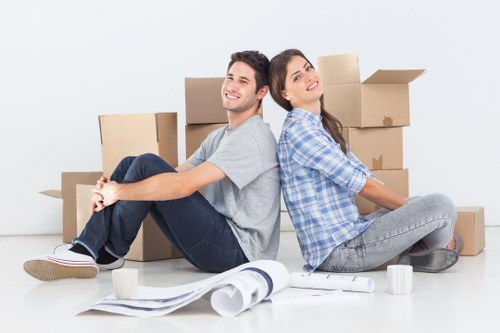 Preparing boxes and furniture for removal truck hire in Bickley