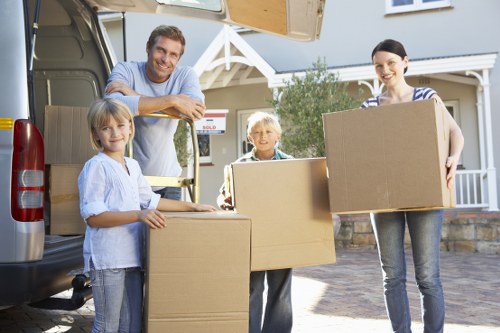 Usable furniture set aside for charity reuse and donation