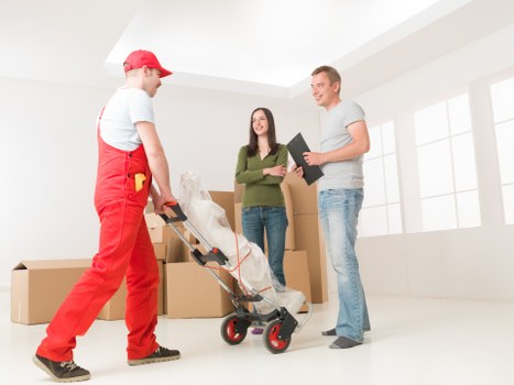 Loading household items into a removal van in Bickley