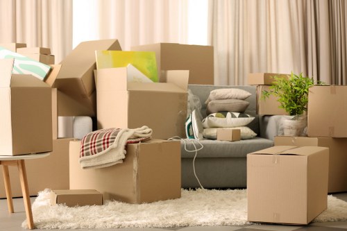 Removal van loaded for a local home move in Bickley