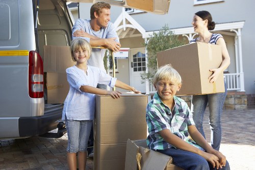 Local team collecting household furniture from a Bickley property