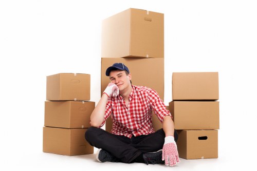 Careful furniture handling during a local removal service in Bickley
